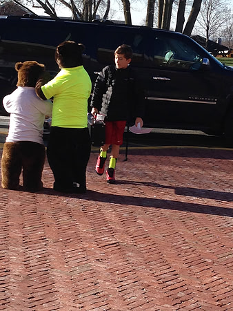Brun & Zwick greet Middle School boys