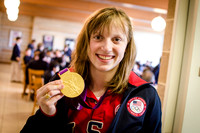 Olympian Katie Ledecky visits MS